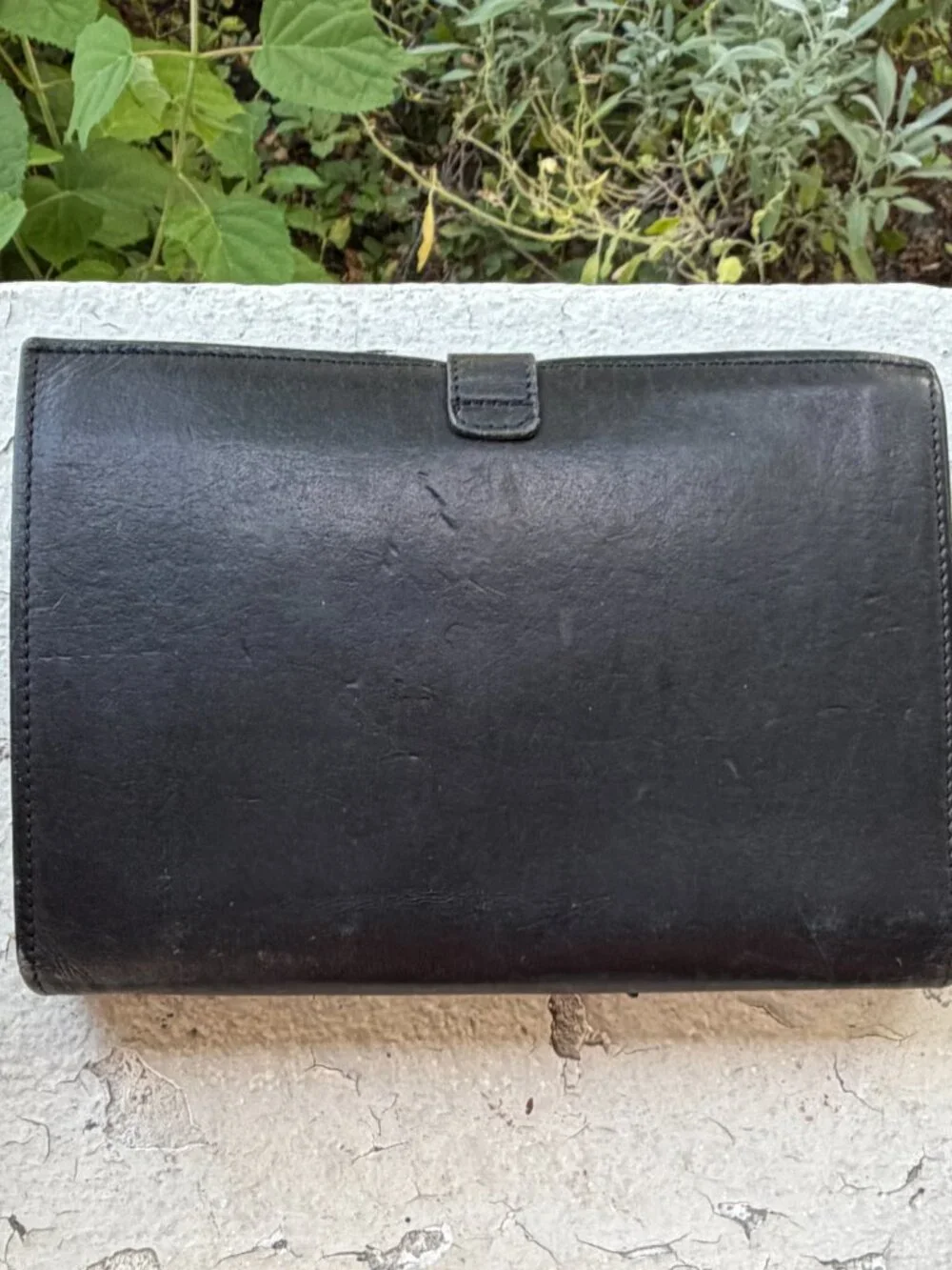 COACH Vintage Organizer Planner 6-Ring Refillable Binder Journal Black Notebook